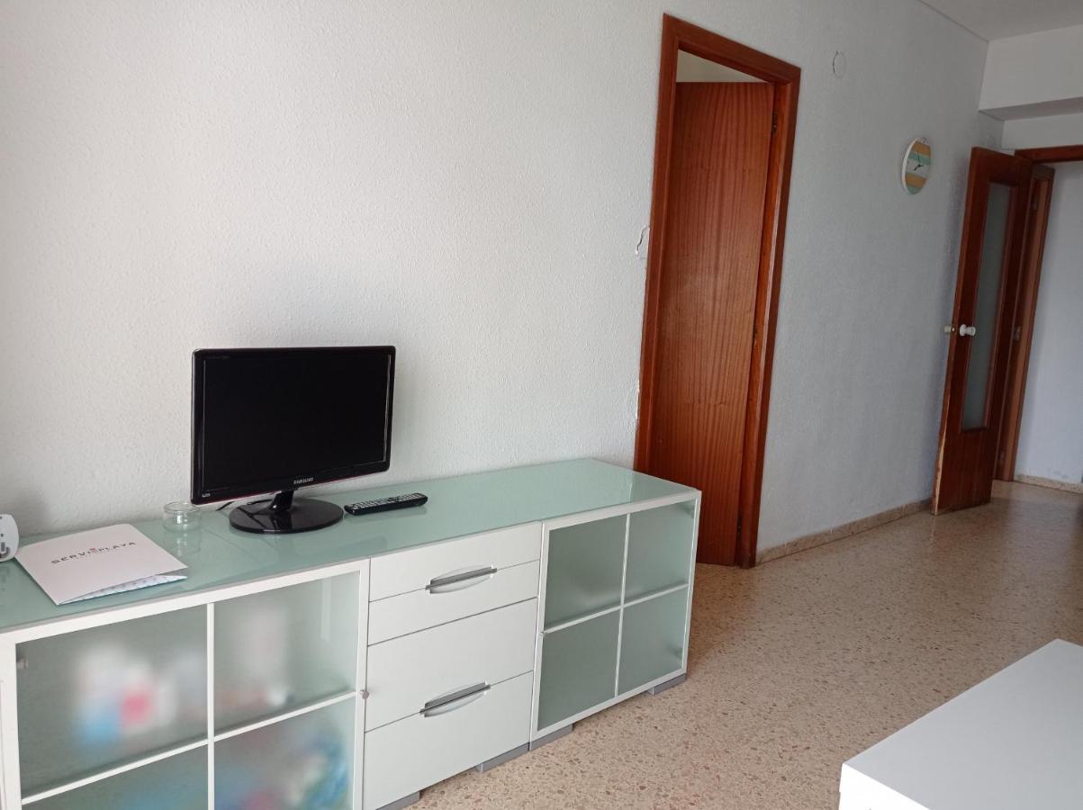 גאנדיה Apartamentos Bonaire 1ª Linea Wifi Solo Familias Serviplaya מראה חיצוני תמונה